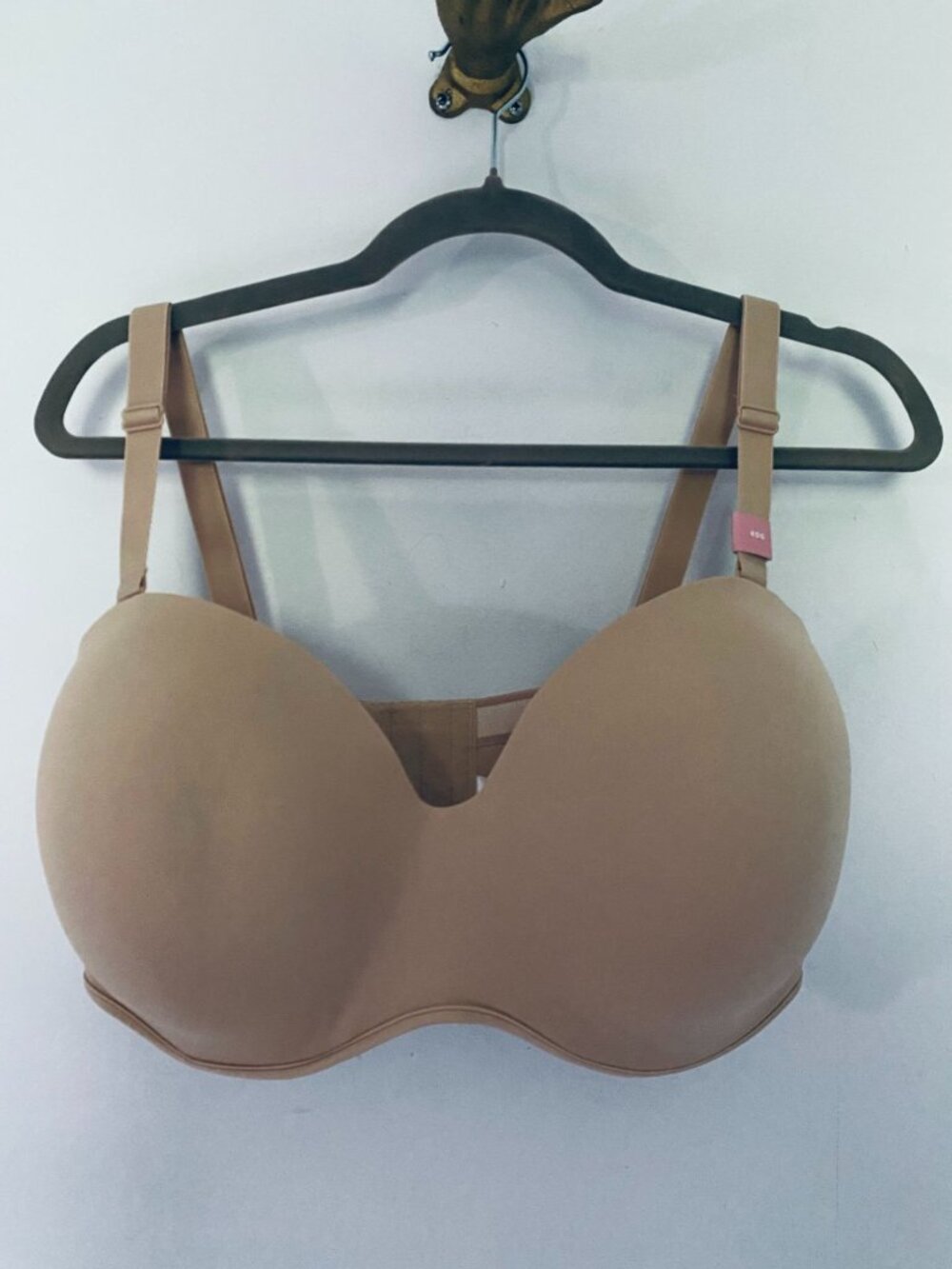 Cacique Lightly Lined Strapless Multi-Way Bra 40G Nude Adjustable Straps